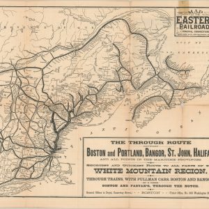 Map of the Eastern Railroad and Principal Connections
