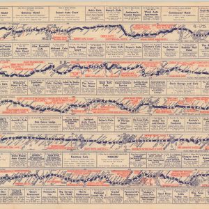 "The Historical Highway" U.S. 40 [title on verso]