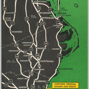 The Golden Isles Route [title on verso]
