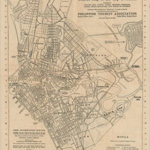 Tourist Map of the City of Manila