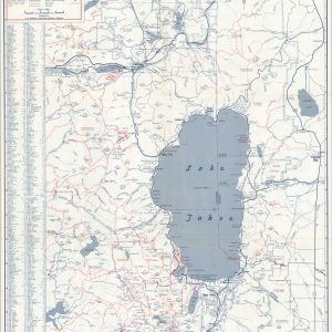 Map of Lake Tahoe Recreational Area and South Tahoe Street Map