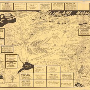 1958 Map and Resort Directory of Northern Mono County