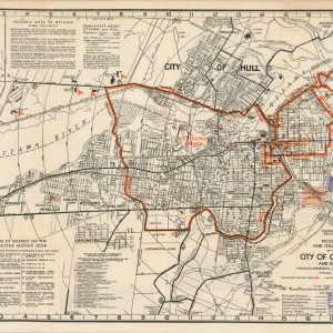 Pictorial and Tourist Map of Ottawa and District