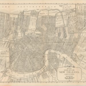 Map of Greater New Orleans Louisiana