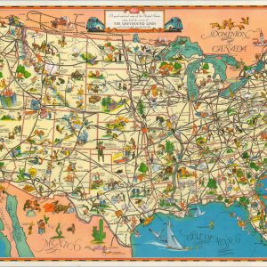A good natured map of the United States