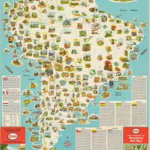 Mapa Panoramico de America Del Sur