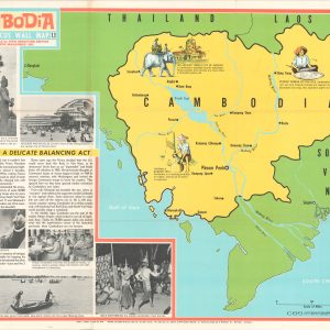 Cambodia Headline-Focus Wall Map 13