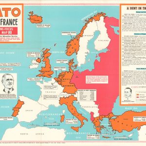Nato Without France Headline-Focus Wall Map 2