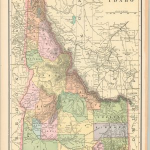 Map of Idaho