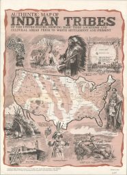 Authentic Map Of Indian Tribes Of The United States Showing Basic Authentic Map Of Indian Tribes Of The United States Showing Basic