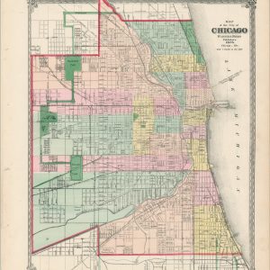 Map of the City of Chicago