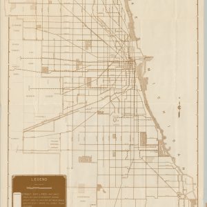 Map of Chicago Surface Lines