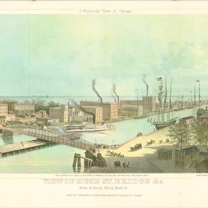 View of Rush St. Bridge &c. [Reprint]