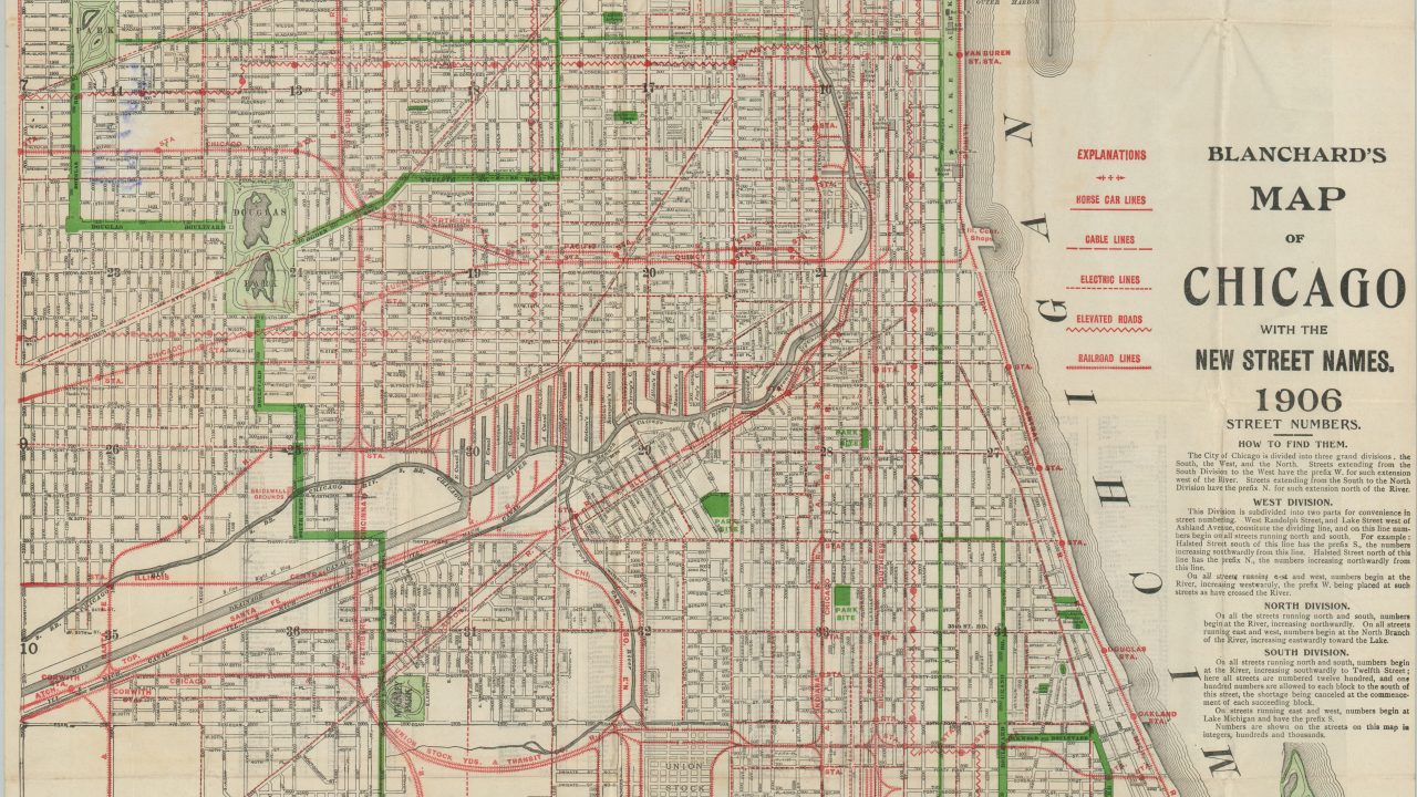 Blanchard's Guide to Chicago [with] Blanchard's Map of Chicago with the ...
