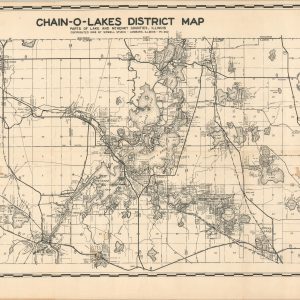 Chain-O-Lakes District Map