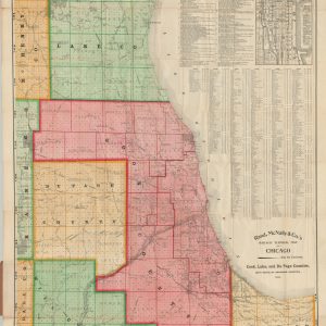 Rand McNally & Co.'s Railway Terminal Map of Chicago and Its Environs