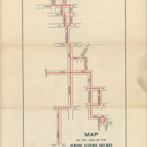Map of the Lines of the General Electric Railway Company