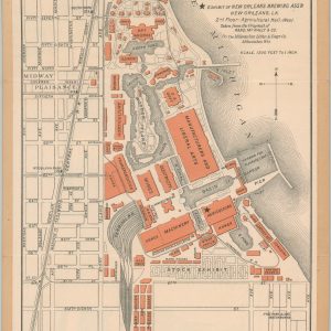 Standard Guide Map of the World's Columbian Exposition