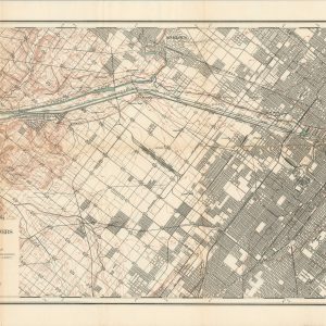 Map of the Illinois and Des Plaines Rivers from Chicago, Illinois to the Mouth of the Illinois River