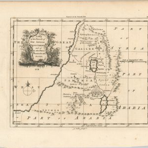 A Map of the Travels of Our Savior Jesus Christ