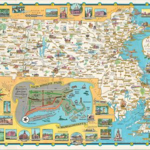 Historic Massachusetts A Travel Map