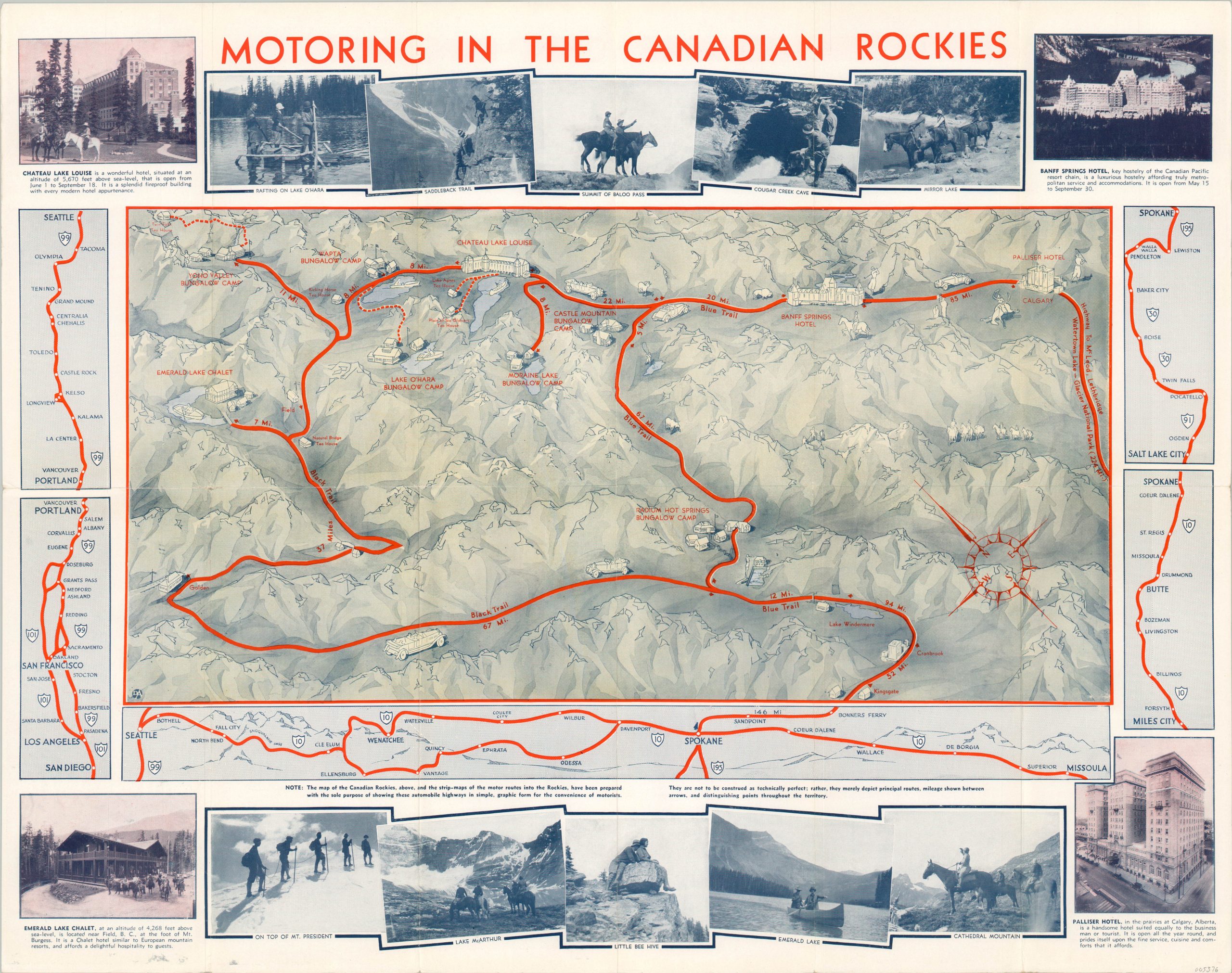 Motoring in the Canadian Rockies