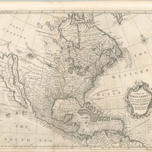 A Map of North America With the European Settlements...