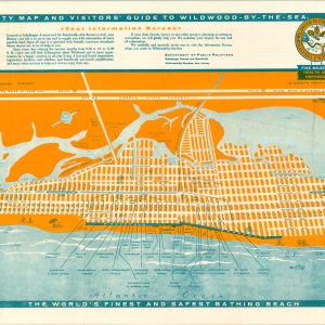 City Map and Visitors' Guide to Wildwood-By-The-Sea, N.J.