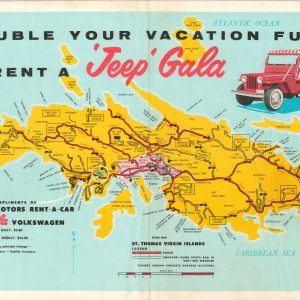 Road Map St. Thomas Virgin Islands