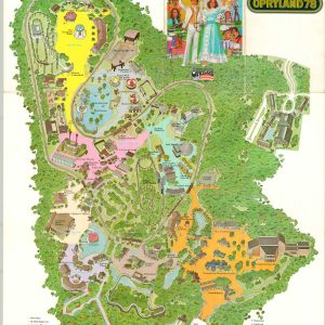 Souvenir Map Opryland '78