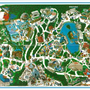 Sea World of Texas Souvenir Map