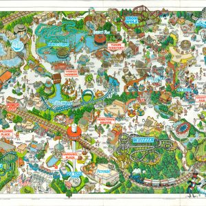 Great America Souvenir Map
