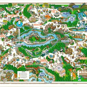 Carowinds Souvenir Map