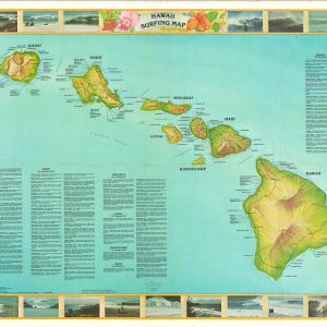 Hawaii Surfing Map