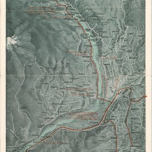 Spokane, Portland, and Seattle Railway Company Air View of the Columbia River Scenic Route