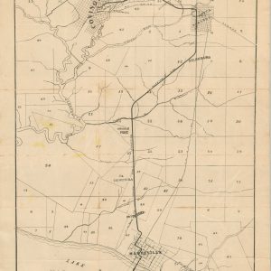 Map of the St. Tammny and New Orleans Railways and Ferry Co.