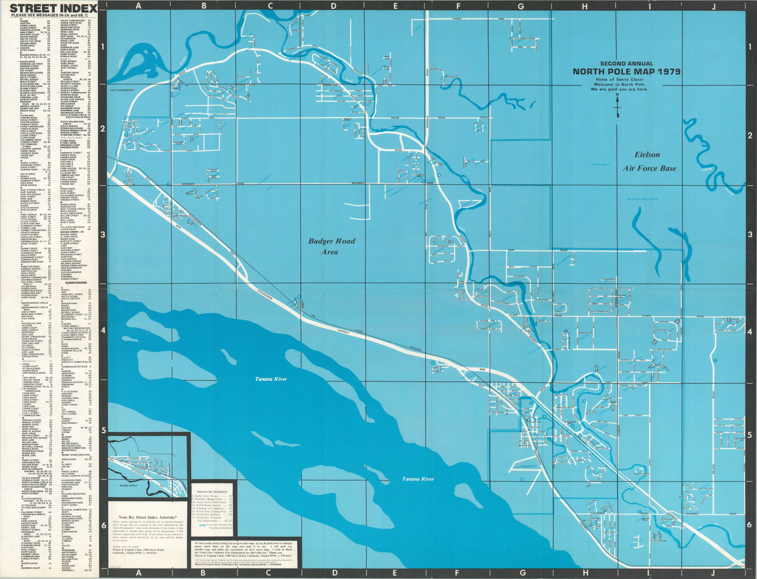 Second Annual North Pole Map 1979