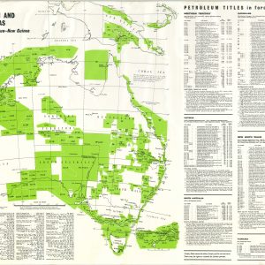 Petroleum Exploration and Development Title Areas in Australia and the Territory of Papua New Guinea