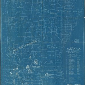Map of Arkansas and Louisiana Oil Fields