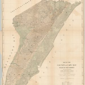 Map of the County of Cape May State of New Jersey