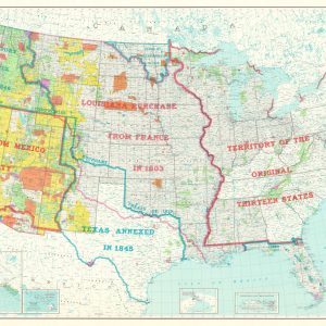 United States of America Showing the Extent of Public Land Surveys