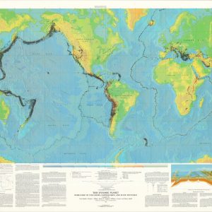 This Dynamic Planet World Map of Volcanoes, Earthquakes, and Plate Tectonics