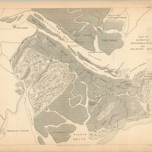 Map of the Mouth of the Savannah Rivir and Adjacent Islands