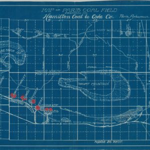 Map of Paris Coal Field Prepared for Hamilton Coal & Coke Co.