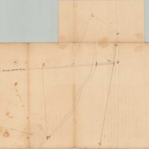 Manuscript Plat Map of Mill Creek, Indiana