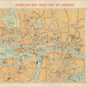 American Red Cross Map of London