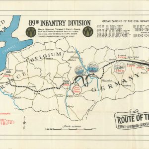 Route of the 89th France - Luxembourg - Germany