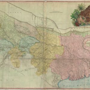 A Map of Bengal, Bahar, Oude, & Allahabad with Part of Agra and Delhi