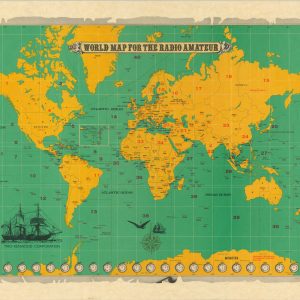 World Map for the Radio Amateur