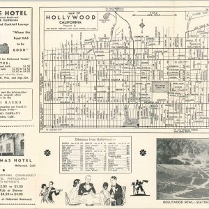 Auto Map Hollywood Movie Capital of the World